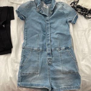 super cute jean romper